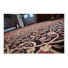Leyla ovális gyapjú szőnyeg rubin színű - 2