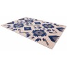 Halioka gyapjú szőnyeg kék formákkal - 2