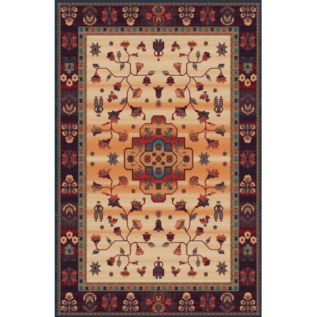 Tacuba bézs gyapjú szőnyeg - 1